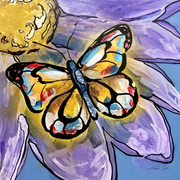 Prints - Stained Glass Butterfly
